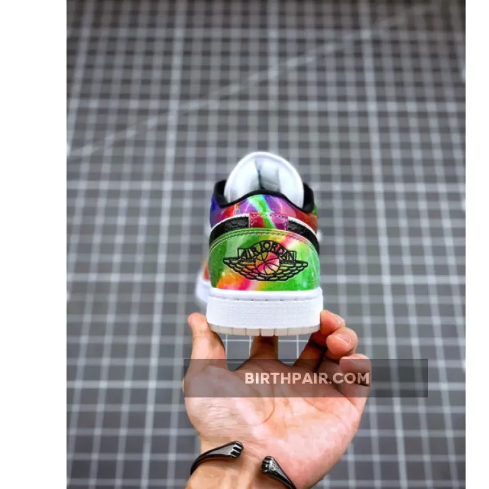 Air Jordan 1 Low ” Galaxy” White Multi VS-Q9FG9C9