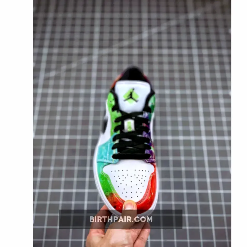 Air Jordan 1 Low ” Galaxy” White Multi VS-Q9FG9C9