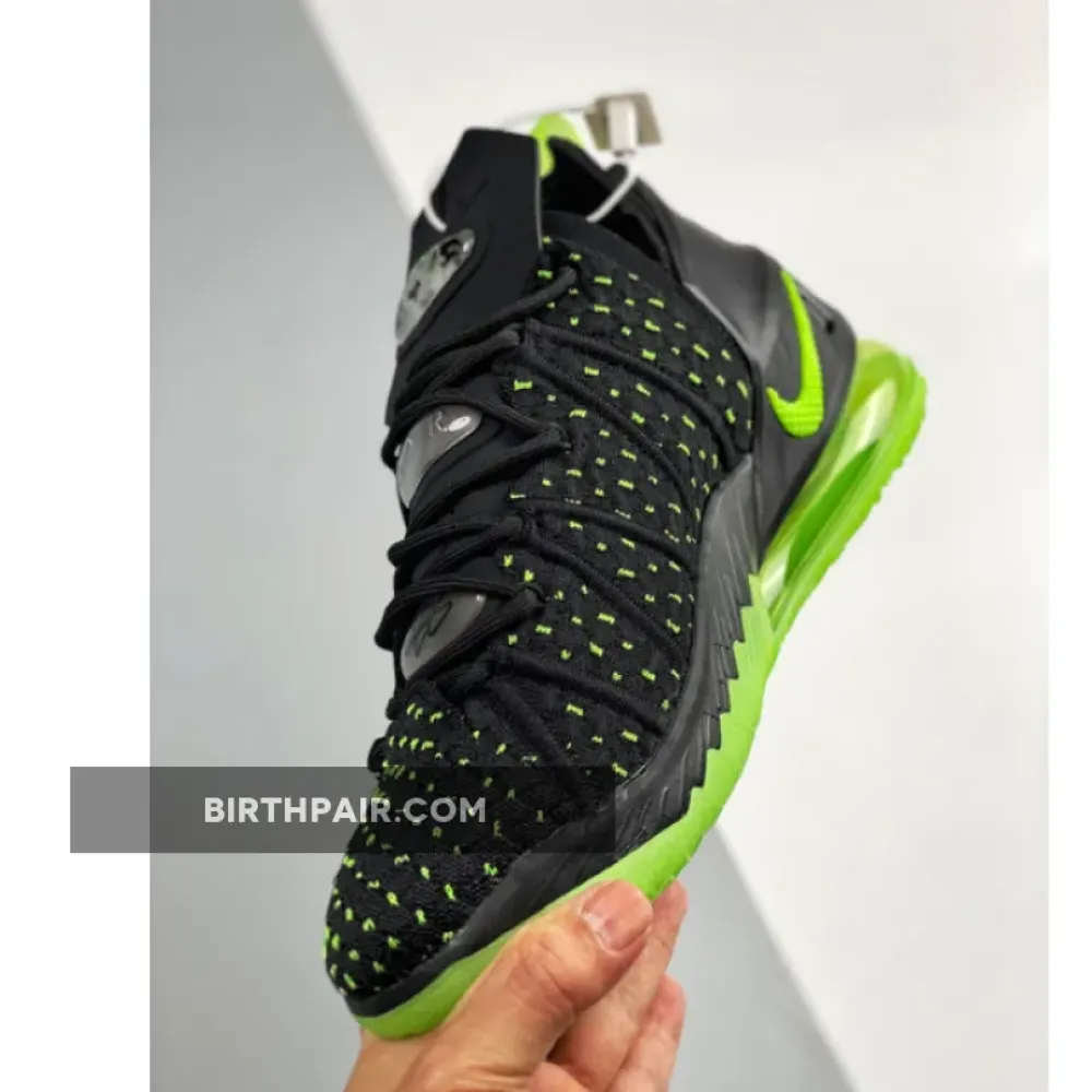 Nike LeBron 18 “Dunkman” Black/Electric Green VS-E8J7YWC