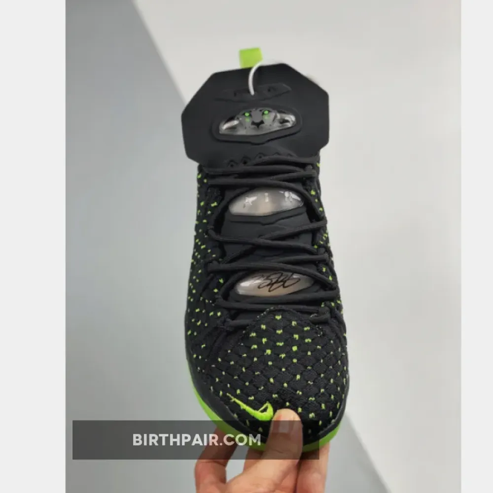 Nike LeBron 18 “Dunkman” Black/Electric Green VS-E8J7YWC