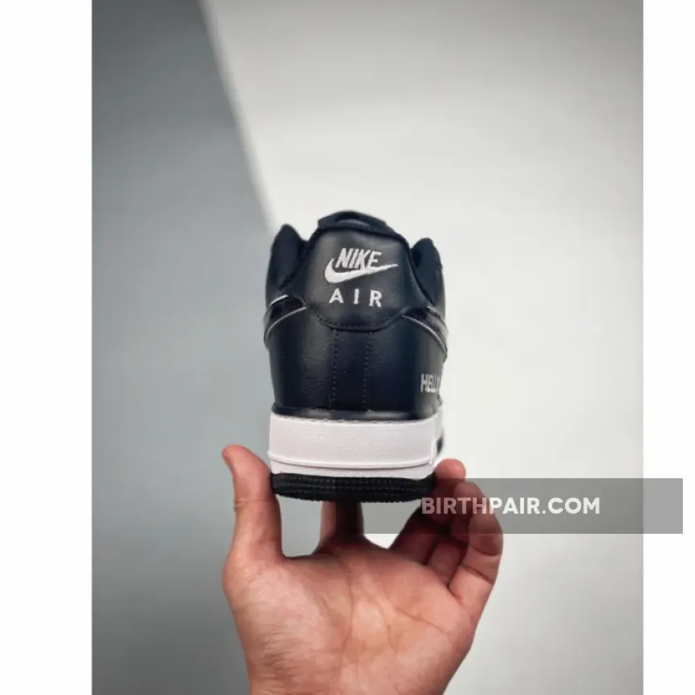 Nike Air Force 1 Low “HELLO” Black/Black-White VS-R56JRXG