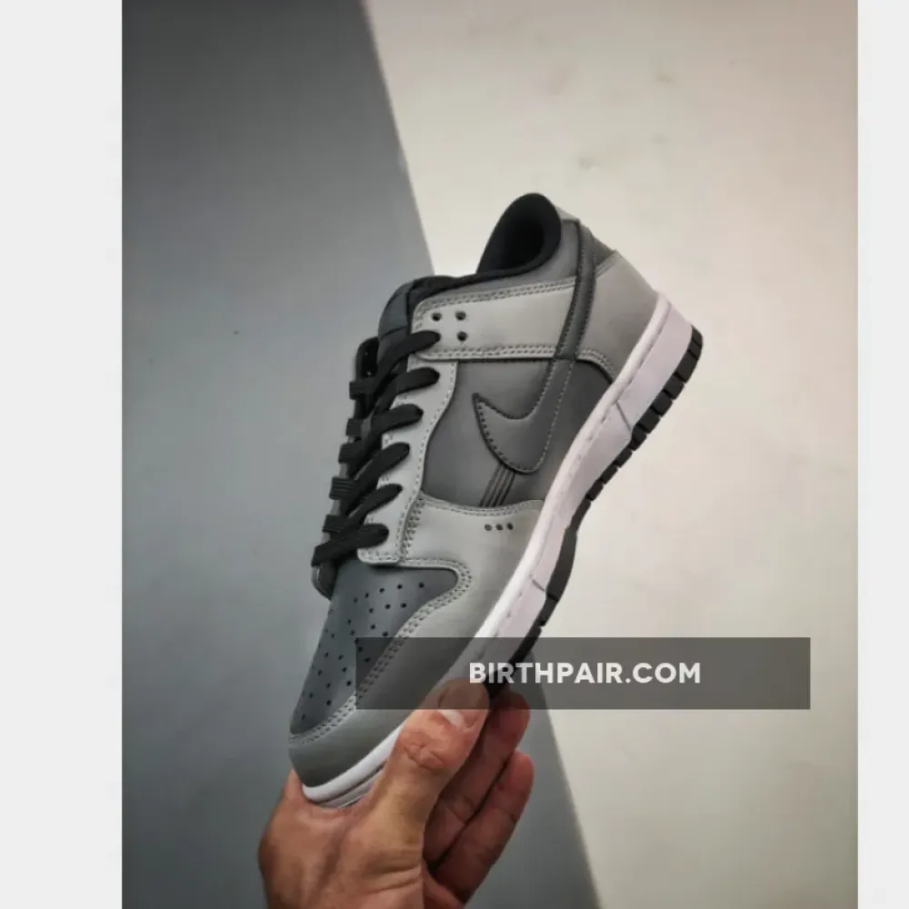 Custom Nike Dunk Low Drak Grey Black VS-5Q8HZXV
