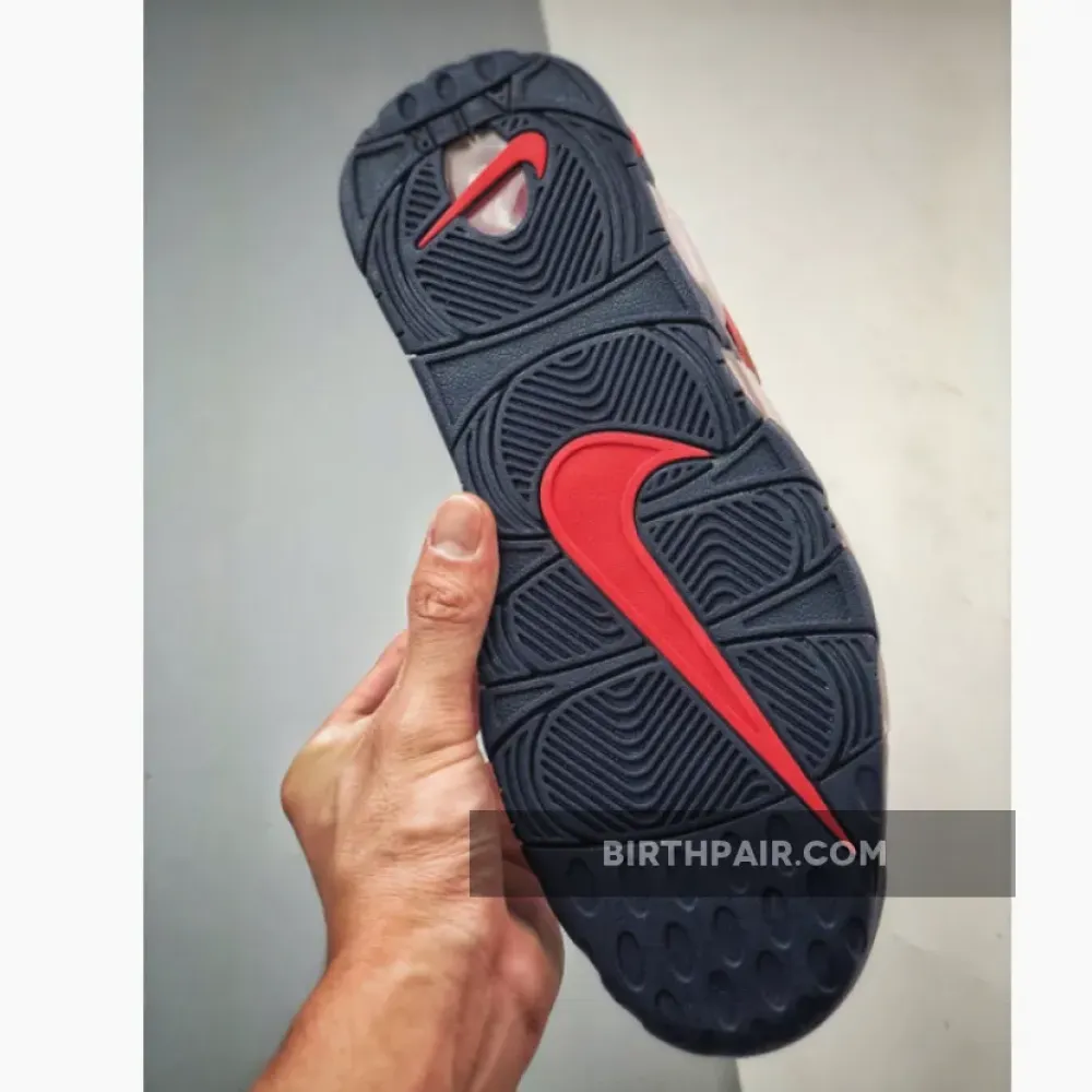 Custom Nike Air More Uptempo White Red Yellow VS-DU7SEA9