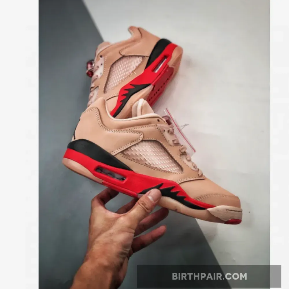 Air Jordan 5 Low ” Girls That Hoop” Arctic Orange/Siren Red-Black DA8016-806 VS-EZV53S3