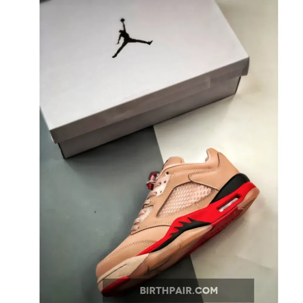 Air Jordan 5 Low ” Girls That Hoop” Arctic Orange/Siren Red-Black DA8016-806 VS-EZV53S3