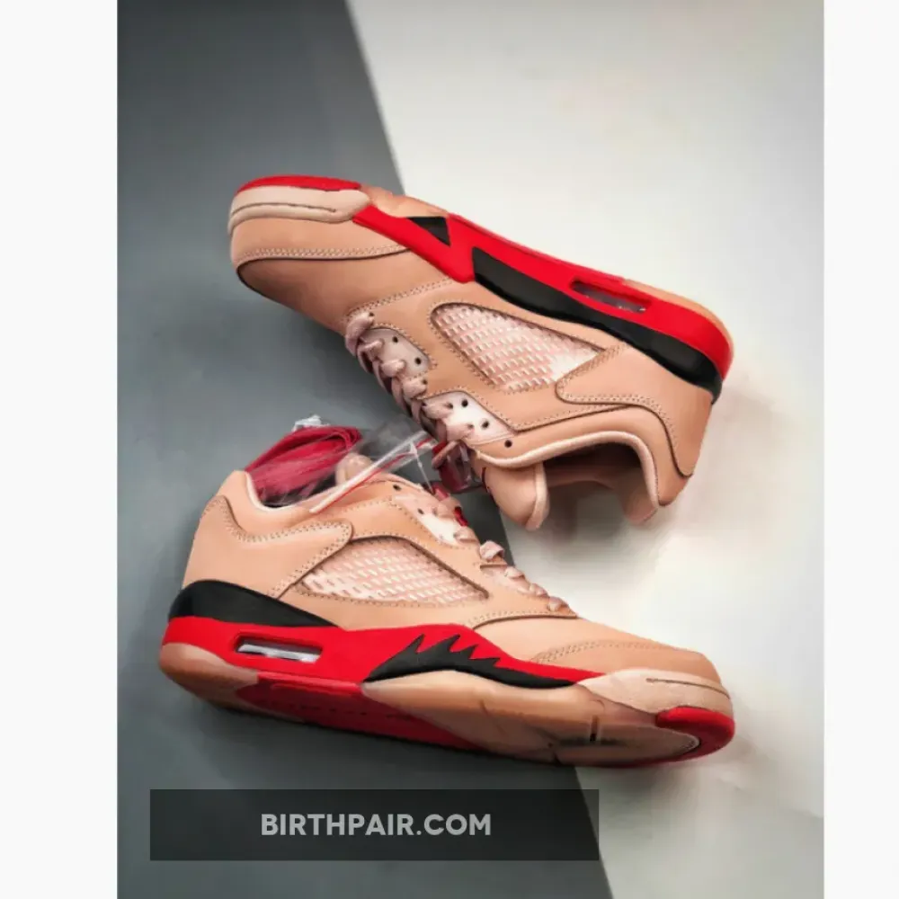 Air Jordan 5 Low ” Girls That Hoop” Arctic Orange/Siren Red-Black DA8016-806 VS-EZV53S3