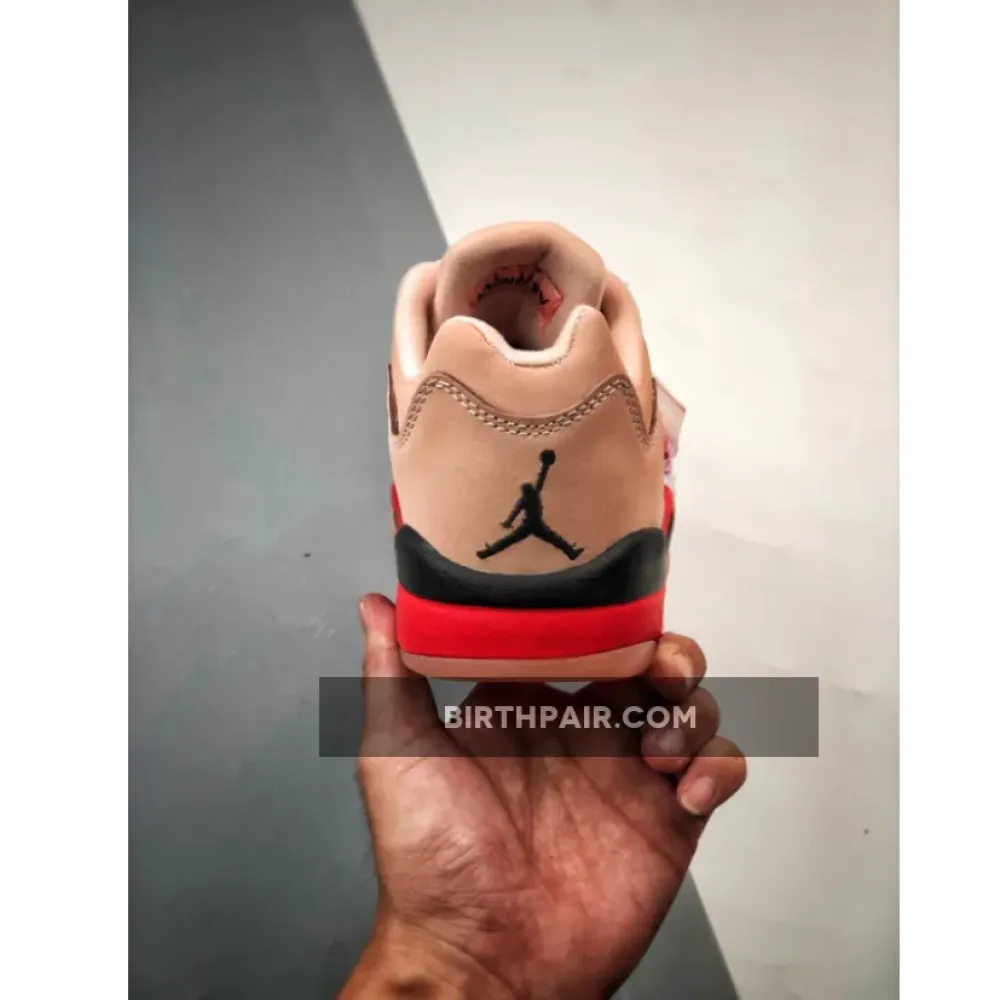 Air Jordan 5 Low ” Girls That Hoop” Arctic Orange/Siren Red-Black DA8016-806 VS-EZV53S3