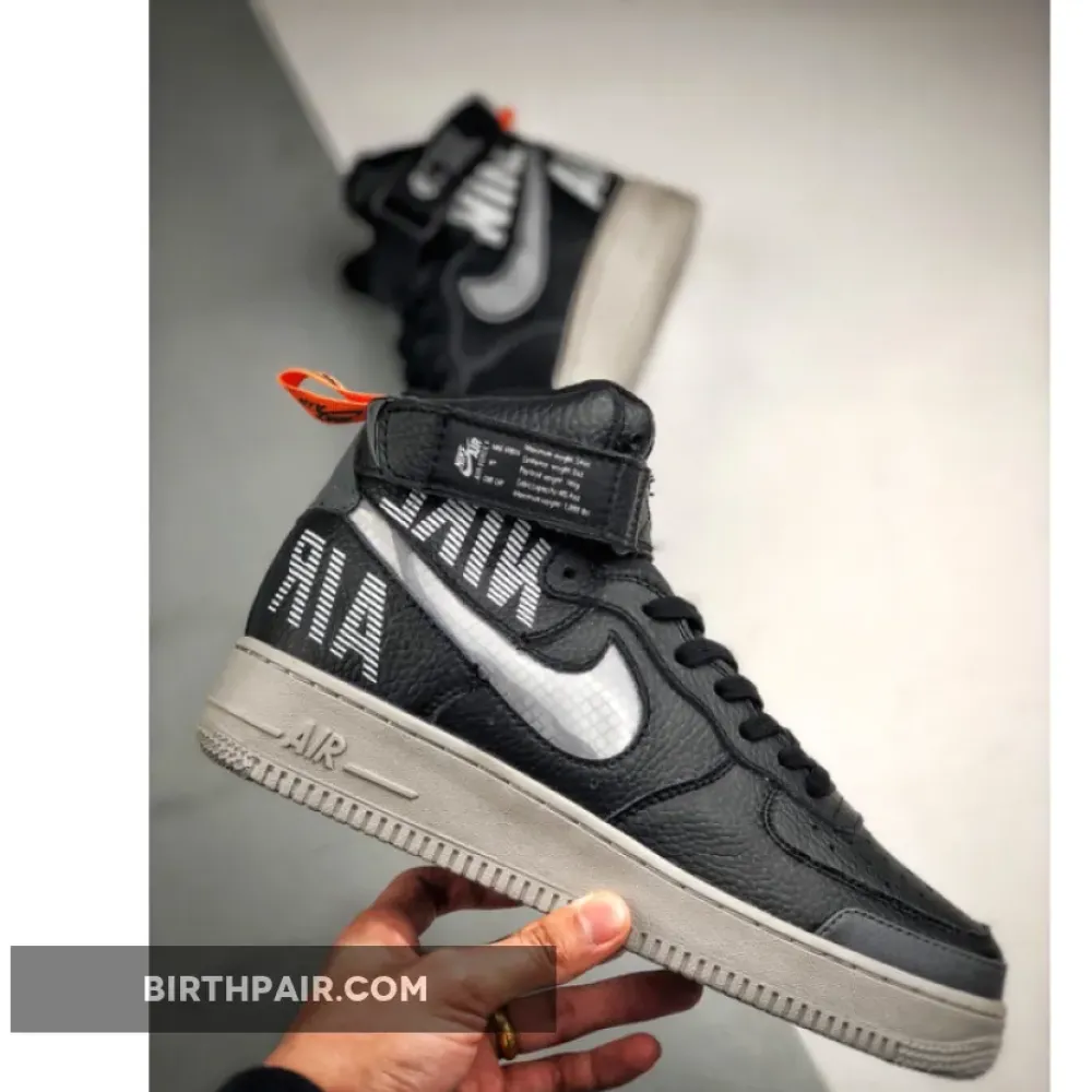 Nike Air Force 1 High Black Grey CQ0449-001 VS-68G084J