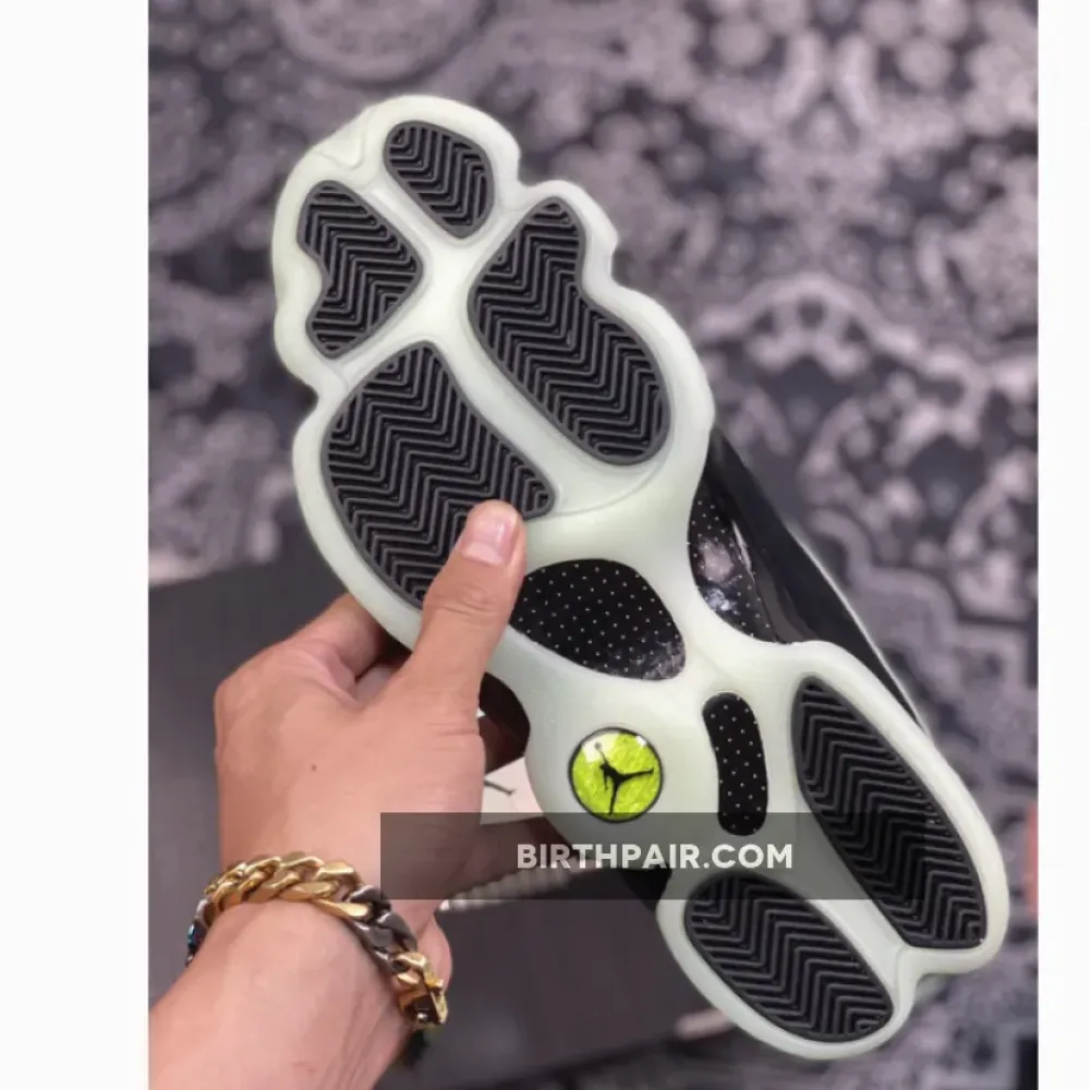 Air Jordan 13 Low ” Singles Day” Black/Barley Green DM0803-300 VS-N6ZI2W5