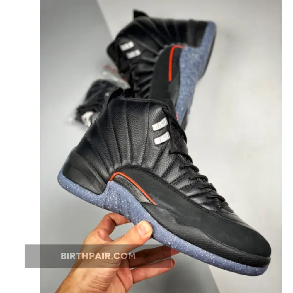 Air Jordan 12 ” Utility” Black/Black-Bright Crimson-White VS-RONOF7Y