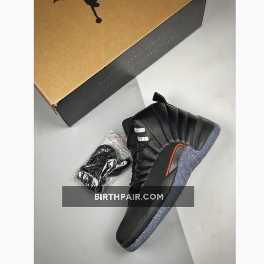 Air Jordan 12 ” Utility” Black/Black-Bright Crimson-White VS-RONOF7Y