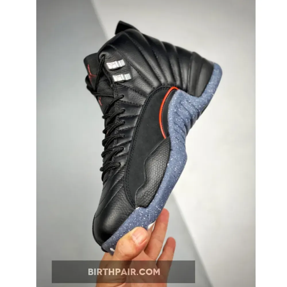 Air Jordan 12 ” Utility” Black/Black-Bright Crimson-White VS-RONOF7Y