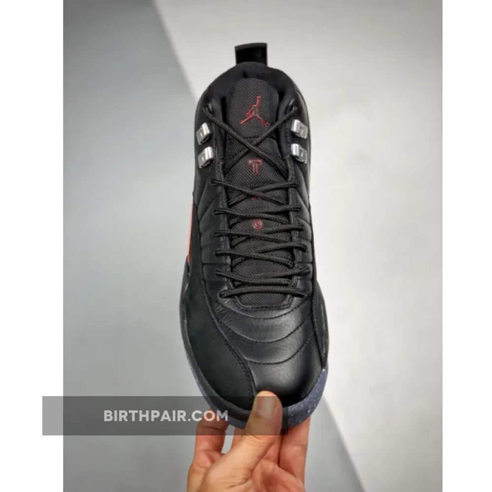 Air Jordan 12 ” Utility” Black/Black-Bright Crimson-White VS-RONOF7Y