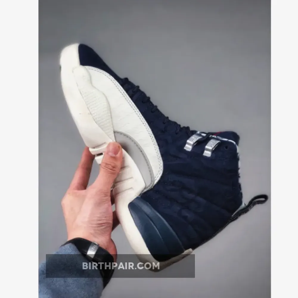 Air Jordan 12 ” International Flight” College Navy/Sail-University Red VS-NOOD16N
