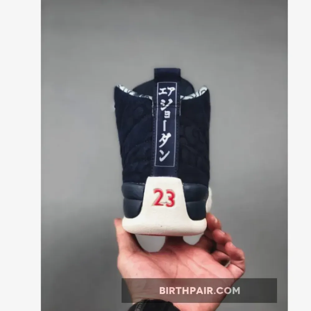 Air Jordan 12 ” International Flight” College Navy/Sail-University Red VS-NOOD16N