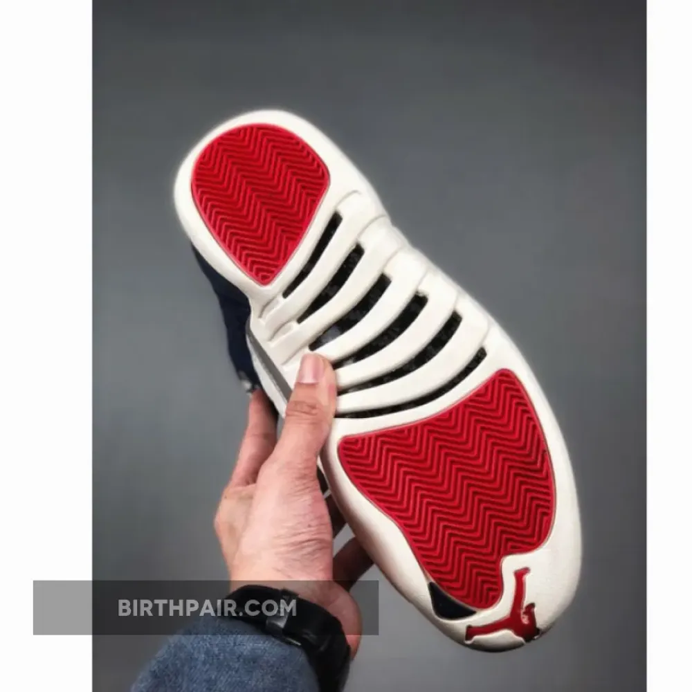 Air Jordan 12 ” International Flight” College Navy/Sail-University Red VS-NOOD16N