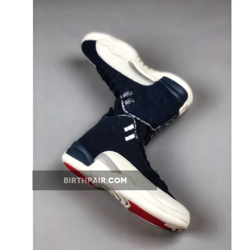 Air Jordan 12 ” International Flight” College Navy/Sail-University Red VS-NOOD16N