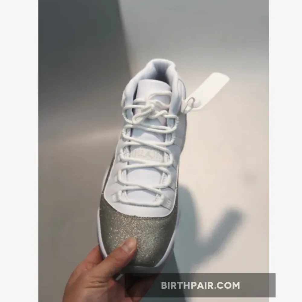 Air Jordan 11 White/Metallic Silver-Vast Grey VS-281B5VL
