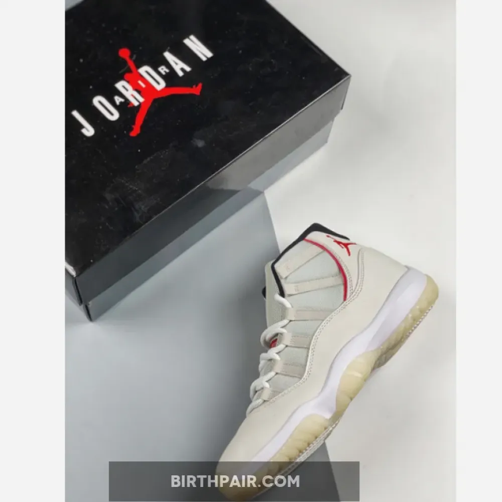 Air Jordan 11 Platinum Tint/Sail-University Red VS-J2WII0T