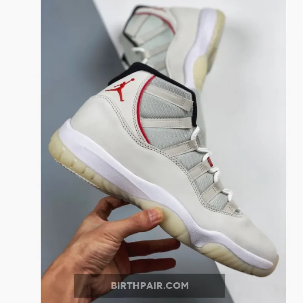 Air Jordan 11 Platinum Tint/Sail-University Red VS-J2WII0T