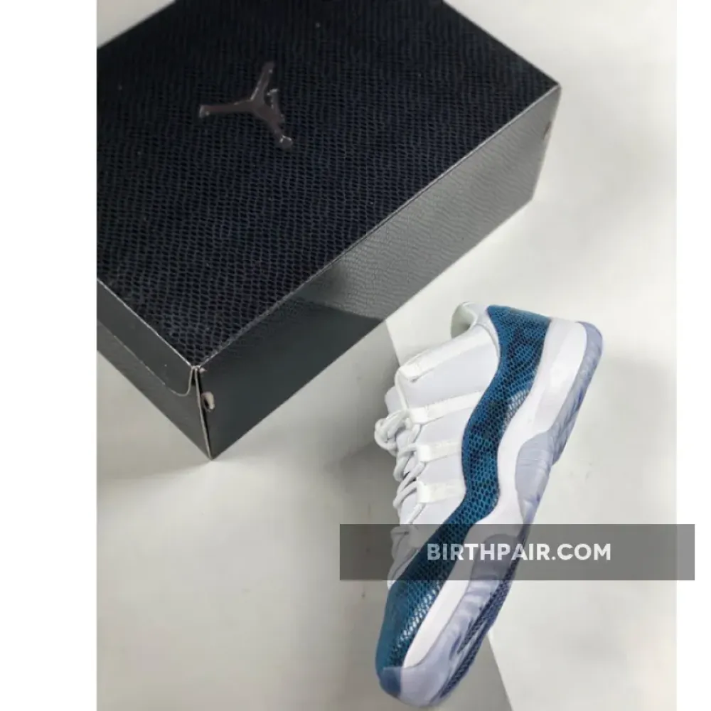 Air Jordan 11 Low ” Navy Blue Snakeskin” CD6846-102 VS-IYTGKS7
