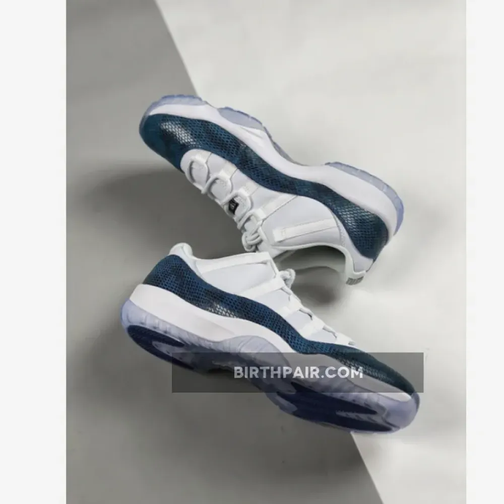 Air Jordan 11 Low ” Navy Blue Snakeskin” CD6846-102 VS-IYTGKS7