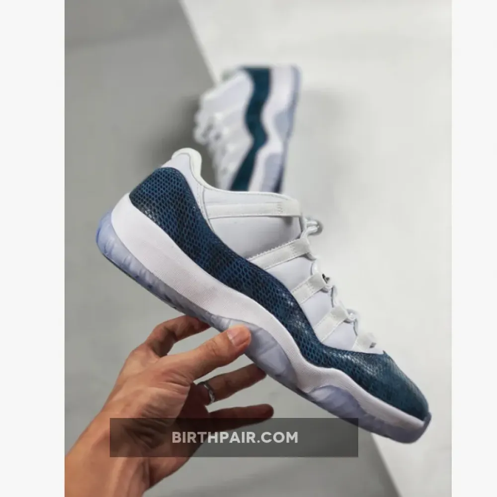 Air Jordan 11 Low ” Navy Blue Snakeskin” CD6846-102 VS-IYTGKS7