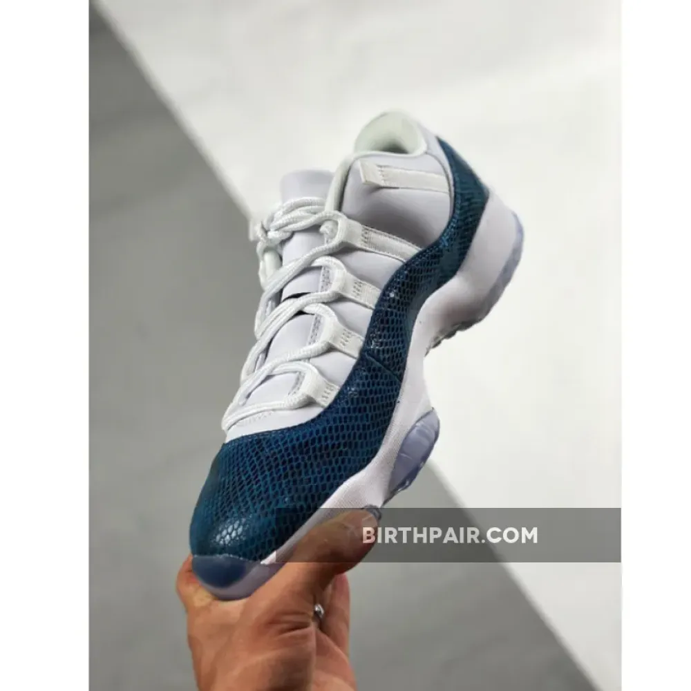 Air Jordan 11 Low ” Navy Blue Snakeskin” CD6846-102 VS-IYTGKS7