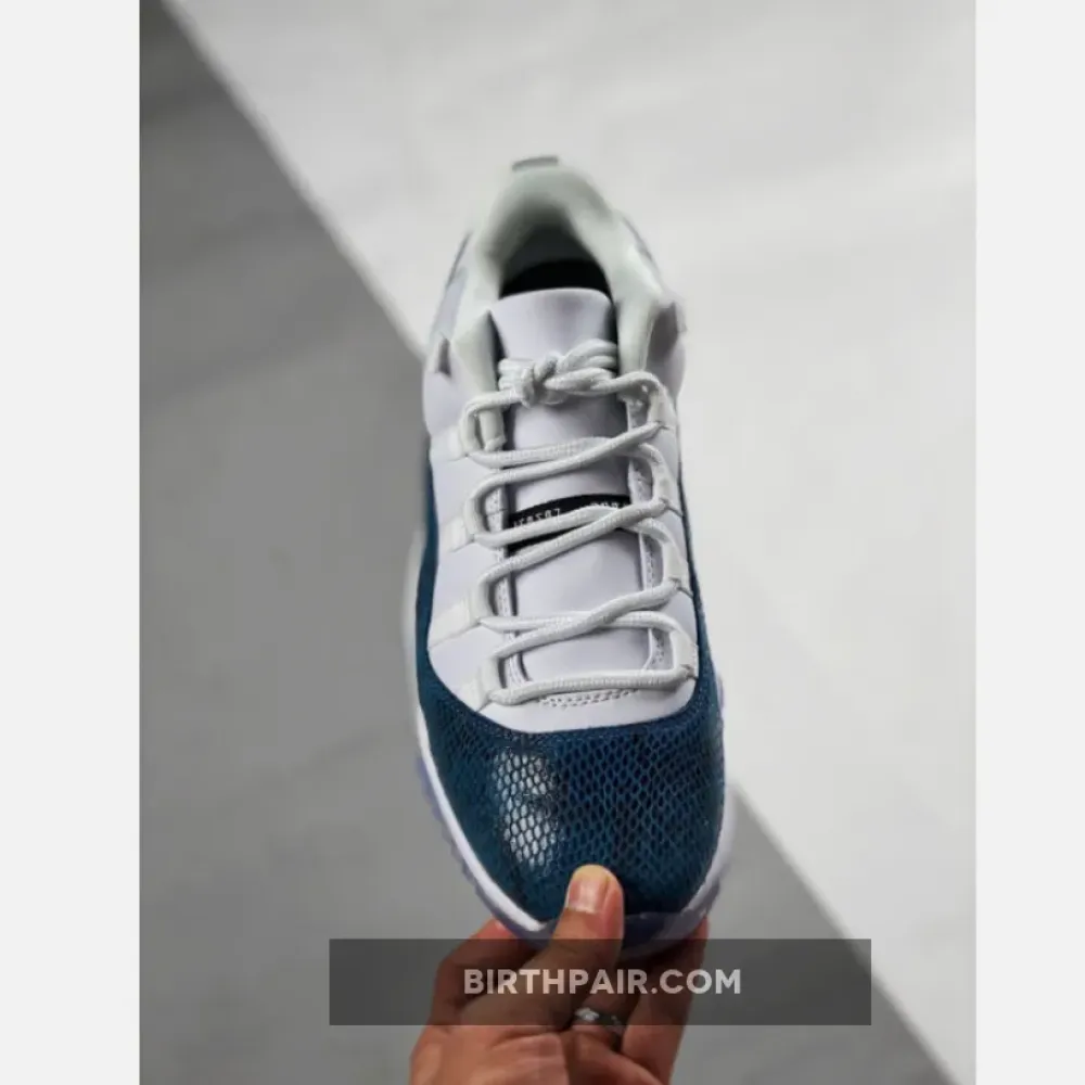 Air Jordan 11 Low ” Navy Blue Snakeskin” CD6846-102 VS-IYTGKS7