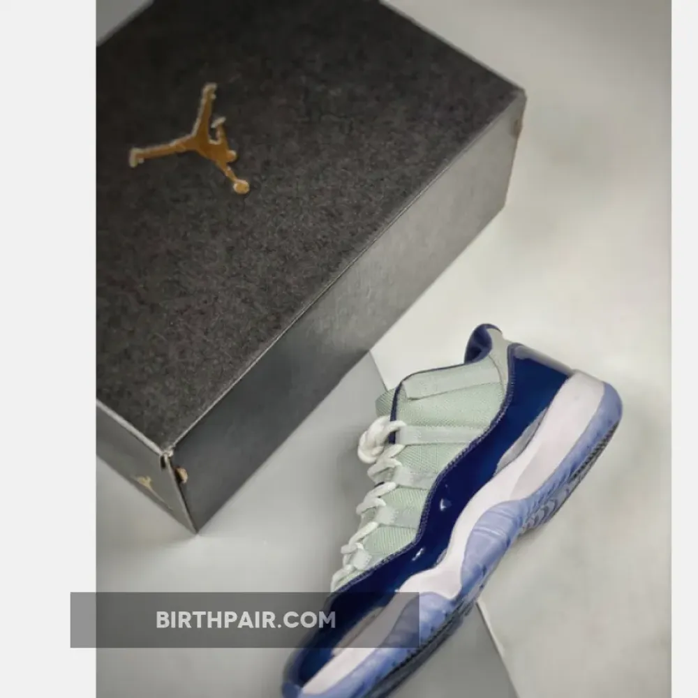 Air Jordan 11 Low ” Georgetown” Grey Mist/White-Midnight Navy VS-1BVFBGI