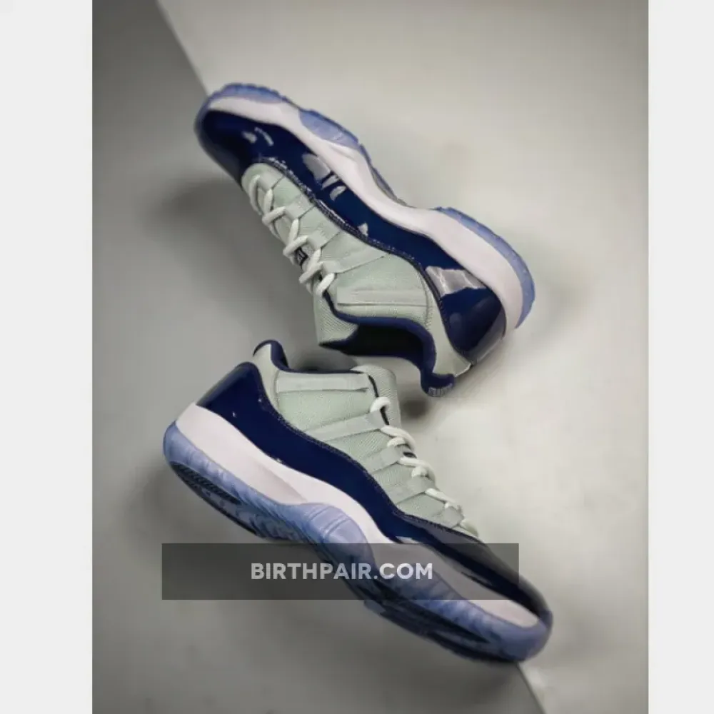 Air Jordan 11 Low ” Georgetown” Grey Mist/White-Midnight Navy VS-1BVFBGI