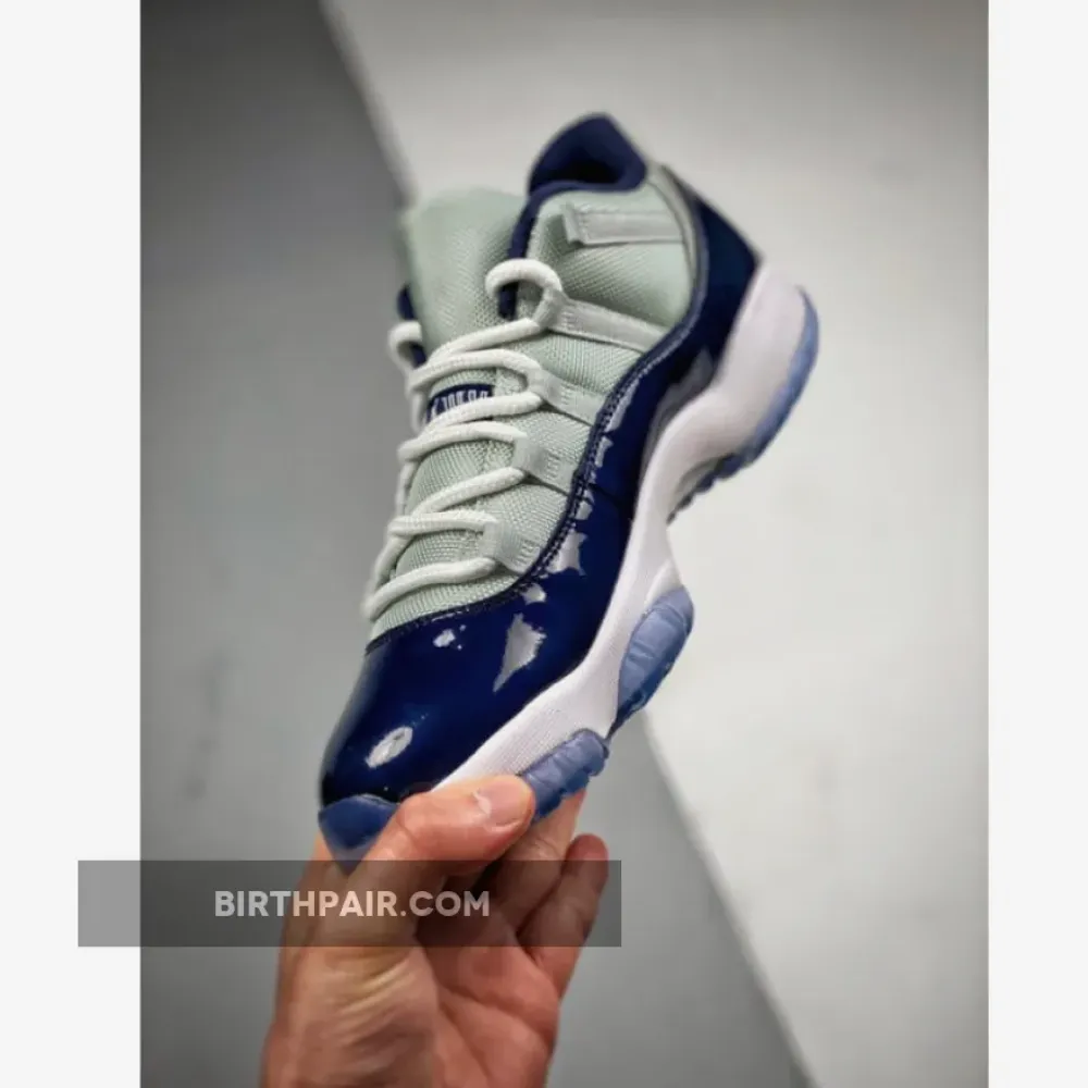 Air Jordan 11 Low ” Georgetown” Grey Mist/White-Midnight Navy VS-1BVFBGI
