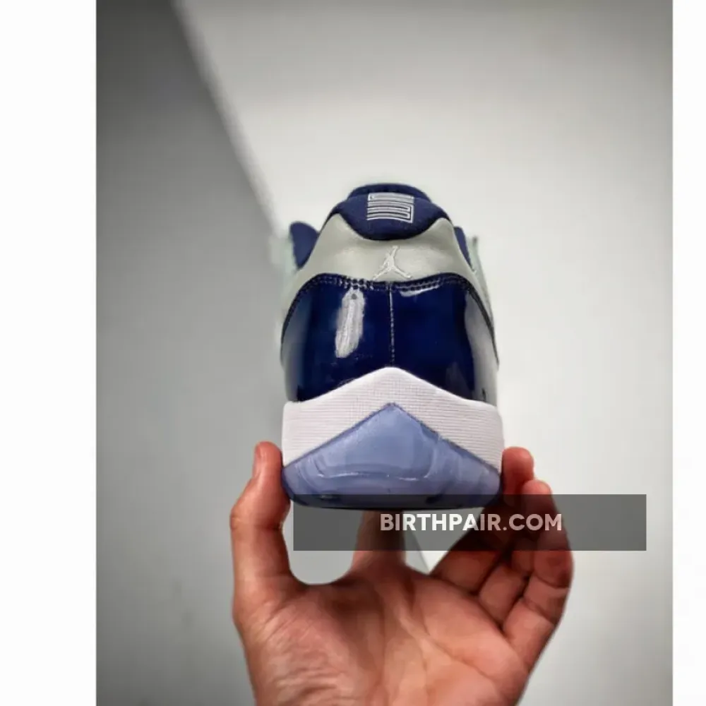 Air Jordan 11 Low ” Georgetown” Grey Mist/White-Midnight Navy VS-1BVFBGI