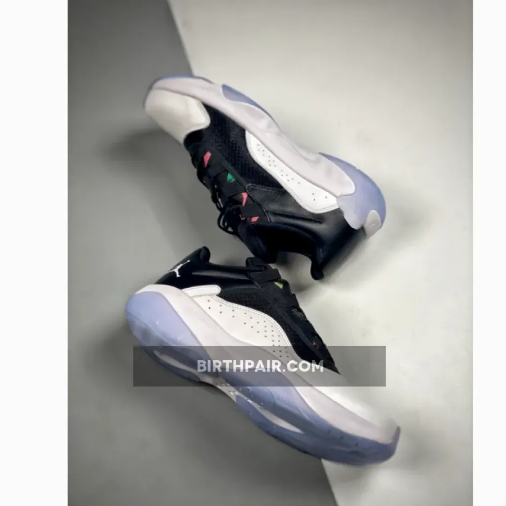 Air Jordan 11 CMFT Low White/Black-Ghost Green-Metallic Silver VS-E7A7F8W