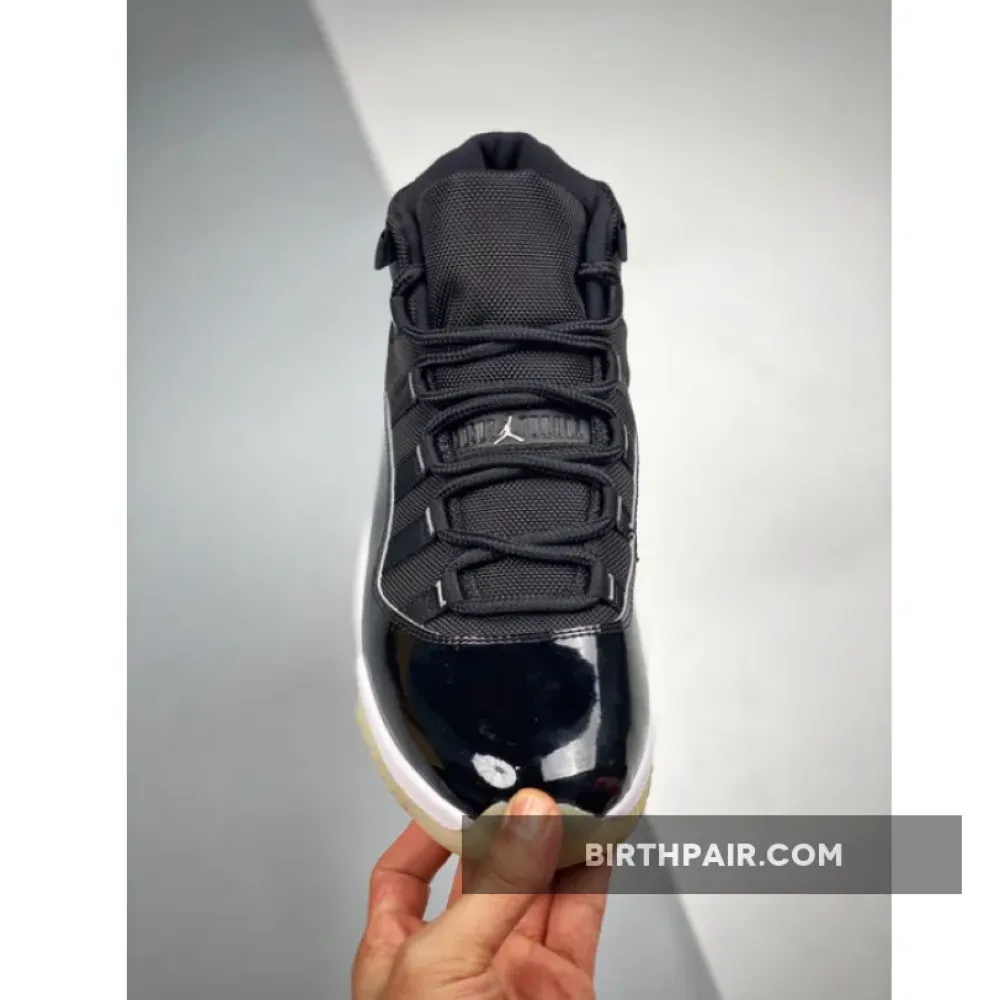 Air Jordan 11 ” Jubilee 25th Anniversary” Black/Clear-White-Metallic Silver VS-E87EO3P