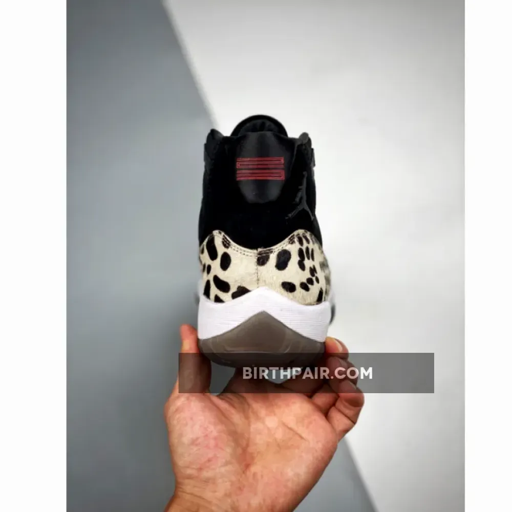 Air Jordan 11 ” Animal Instinct” Black/Red-Sail-White VS-0ZO5AXB