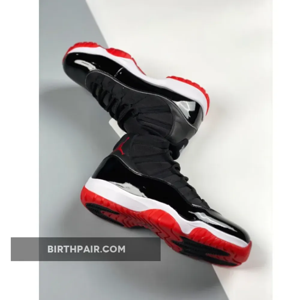 Air Jordan 11 ‘Bred 2019’ Black/White-Varsity Red 378037-061 VS-C7VVCBQ