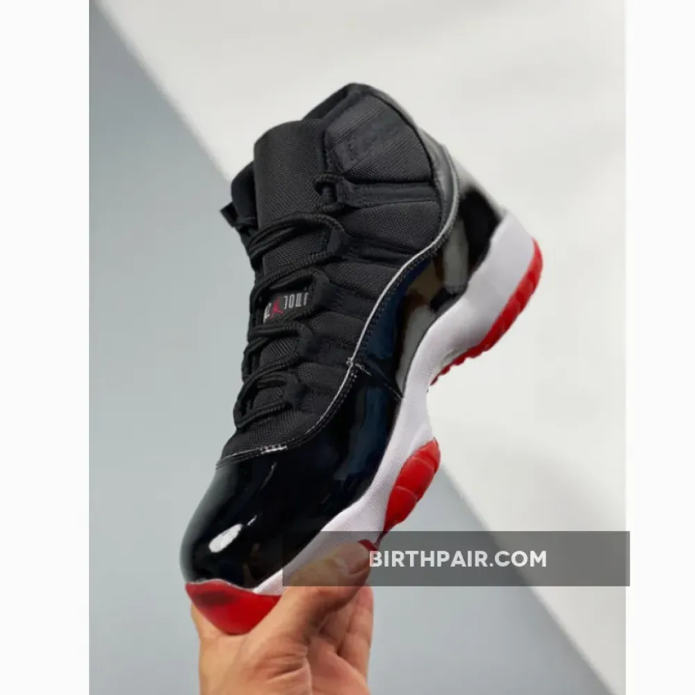 Air Jordan 11 ‘Bred 2019’ Black/White-Varsity Red 378037-061 VS-C7VVCBQ