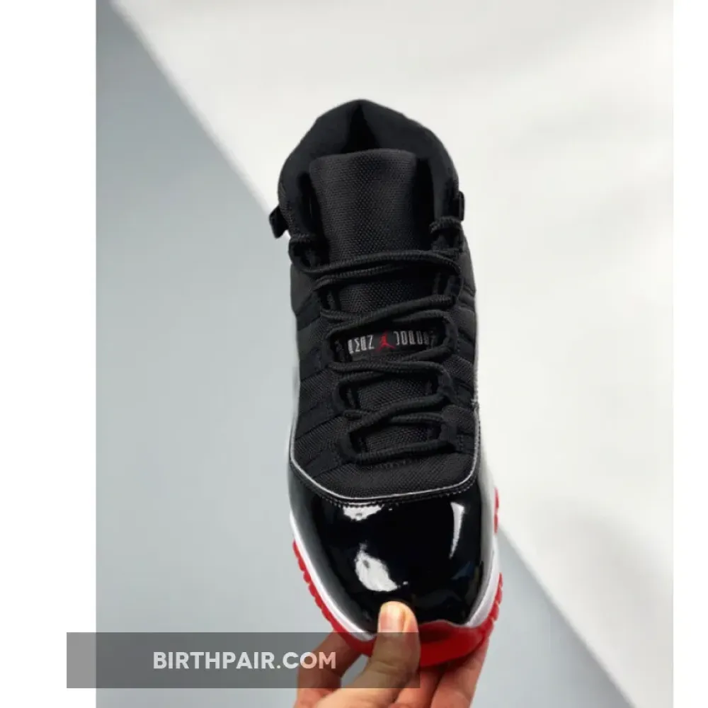 Air Jordan 11 ‘Bred 2019’ Black/White-Varsity Red 378037-061 VS-C7VVCBQ