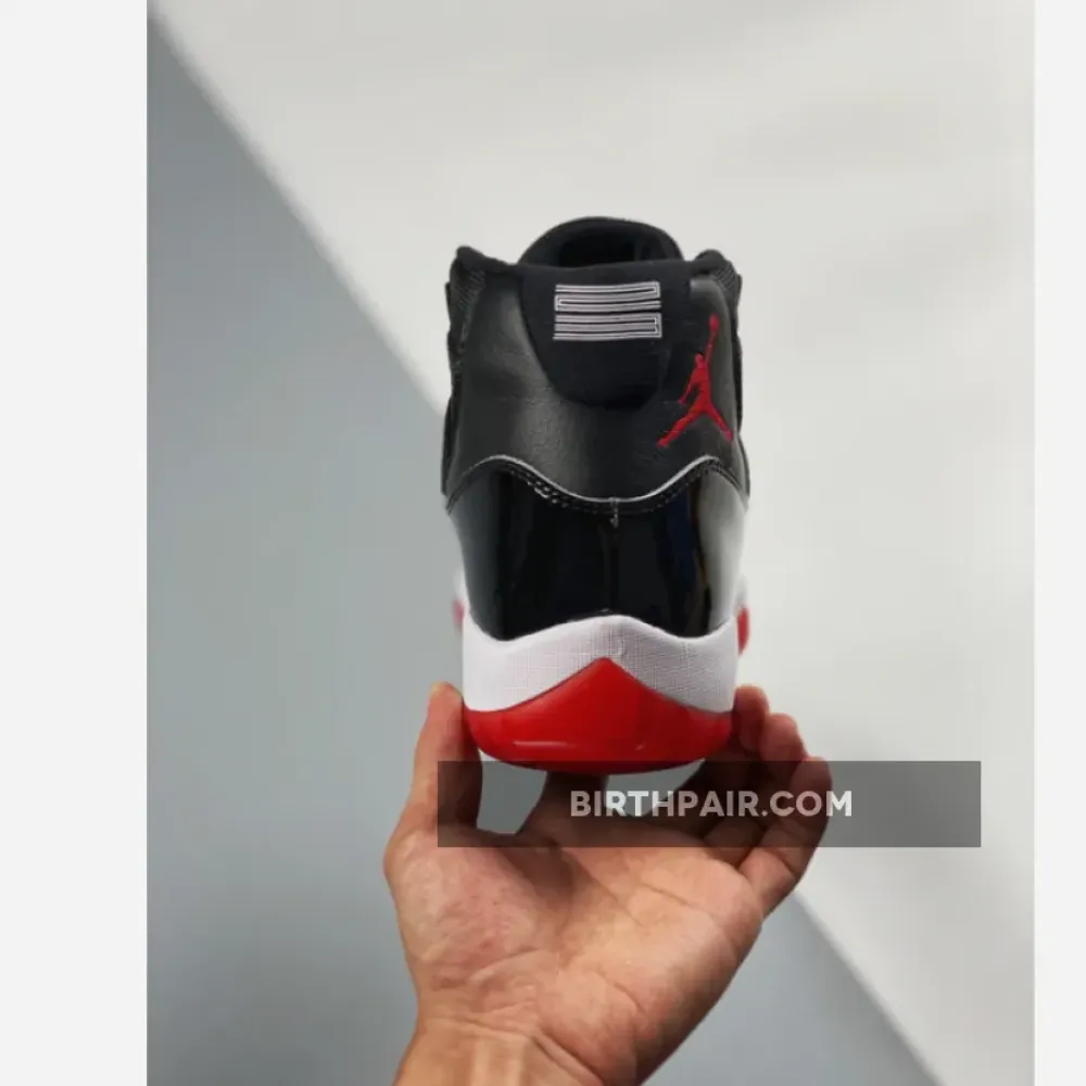 Air Jordan 11 ‘Bred 2019’ Black/White-Varsity Red 378037-061 VS-C7VVCBQ