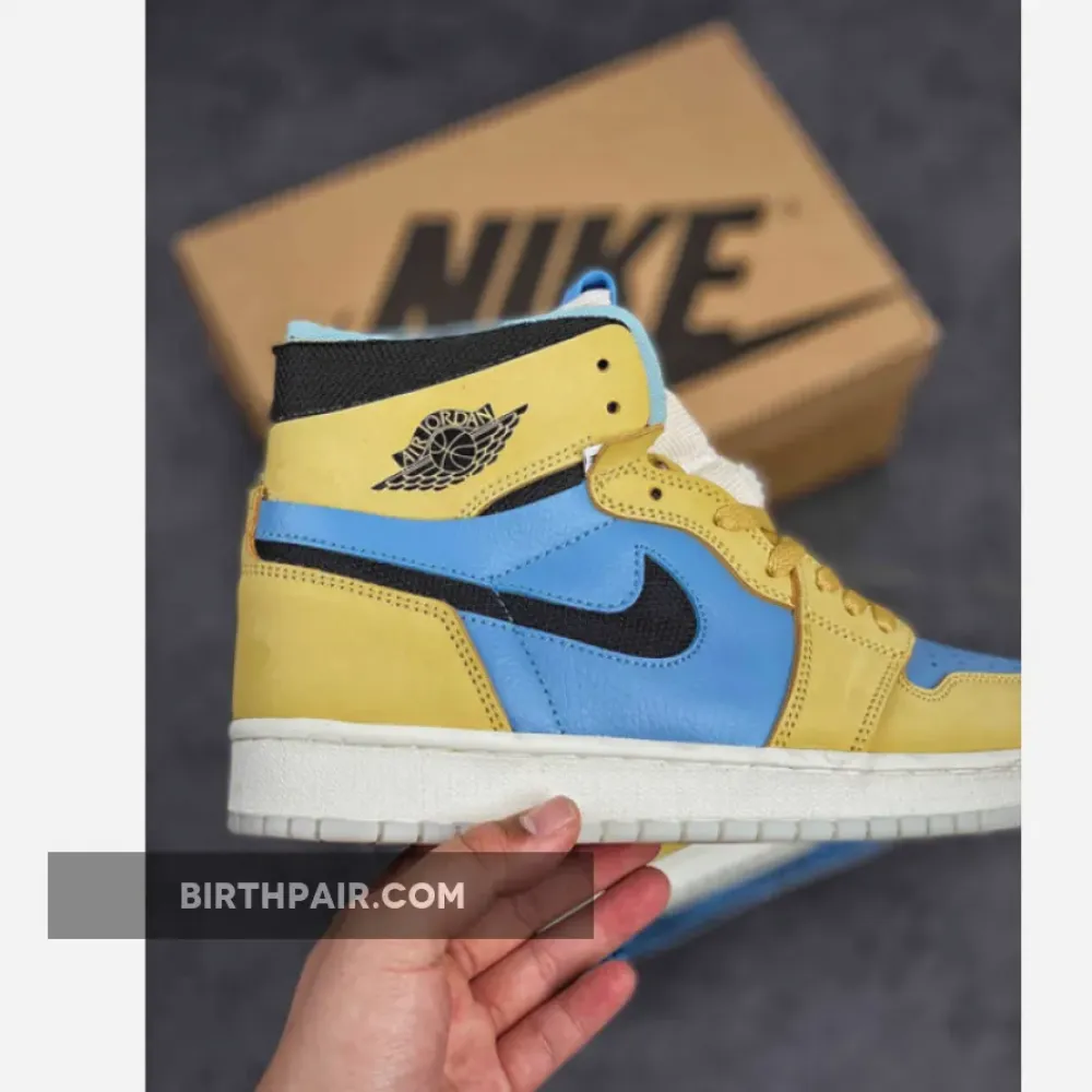 Air Jordan 1 Zoom Comfort Tan Light Blue VS-HJBBBI0