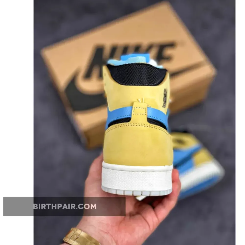 Air Jordan 1 Zoom Comfort Tan Light Blue VS-HJBBBI0