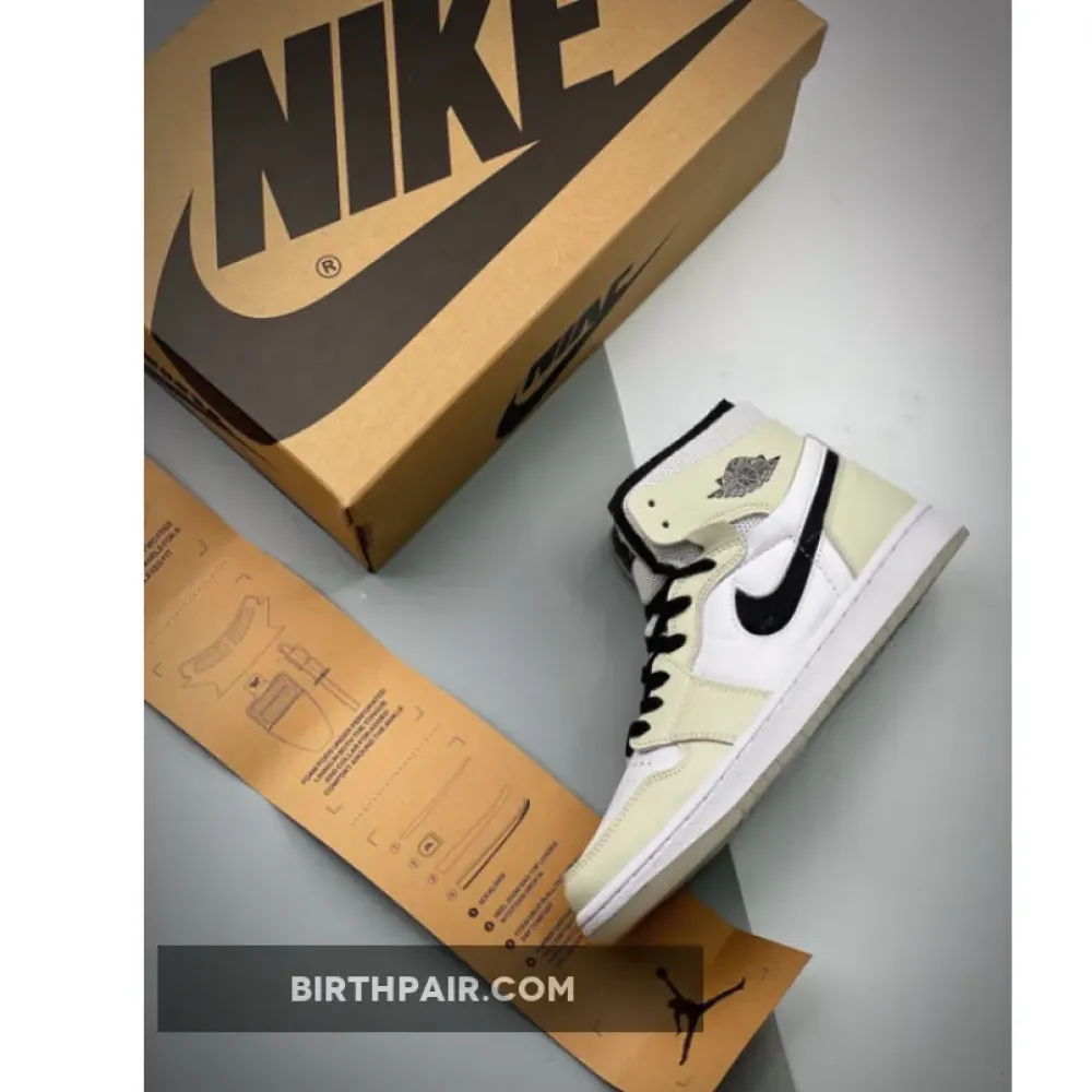 Air Jordan 1 Zoom Comfort Sail Black CT0979-002 VS-0PFH5NS