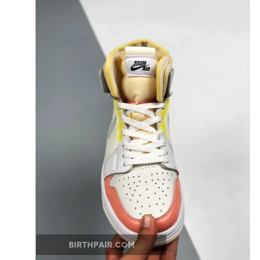 Air Jordan 1 Zoom CMFT ” To My First Coach” Sail/White-Zitron VS-3LKVOKF