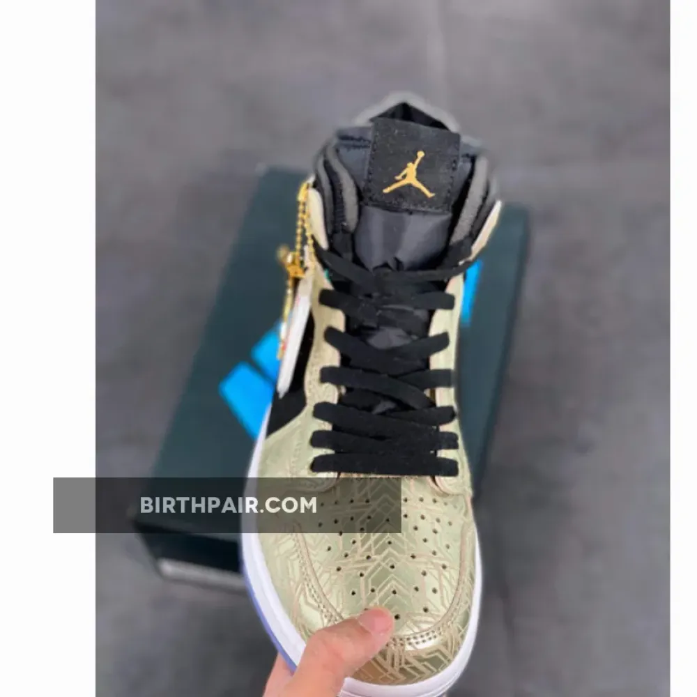 Air Jordan 1 Zoom CMFT ” Gold Laser” DQ0659-700 VS-VCXVA4Q